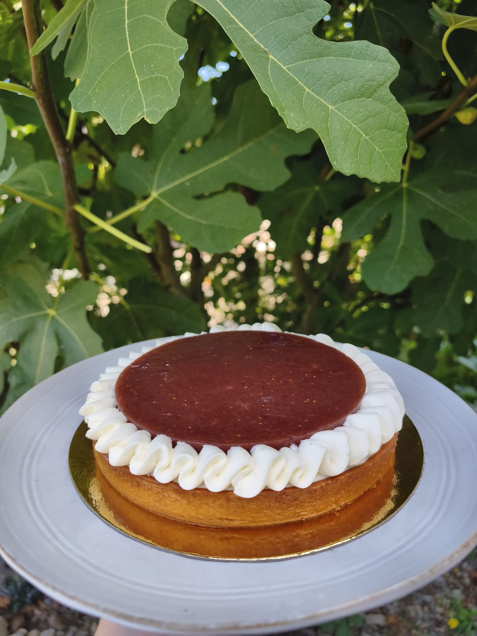 Tarte figue noisette Pau