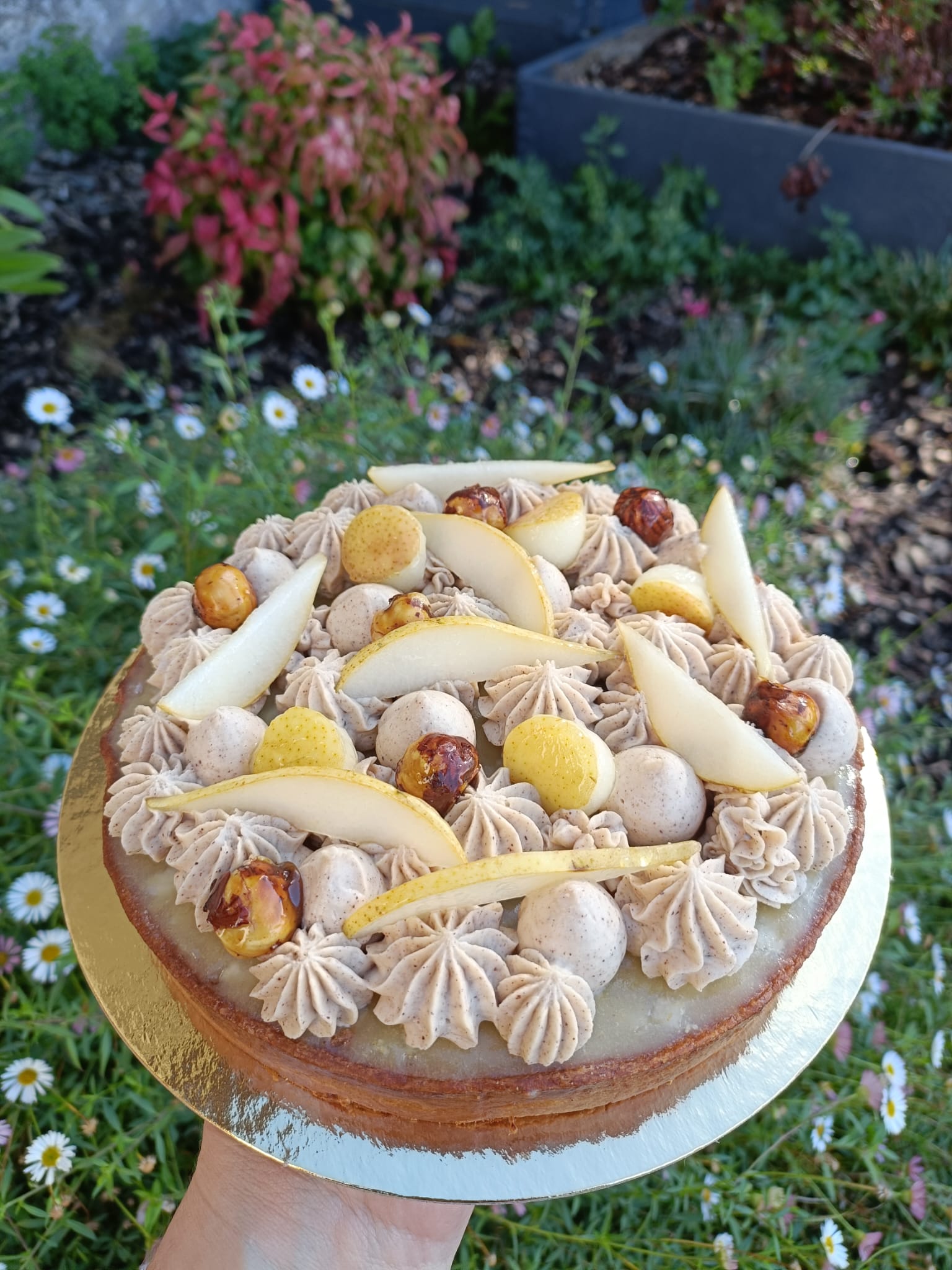Tarte poire noisette Nay Pau